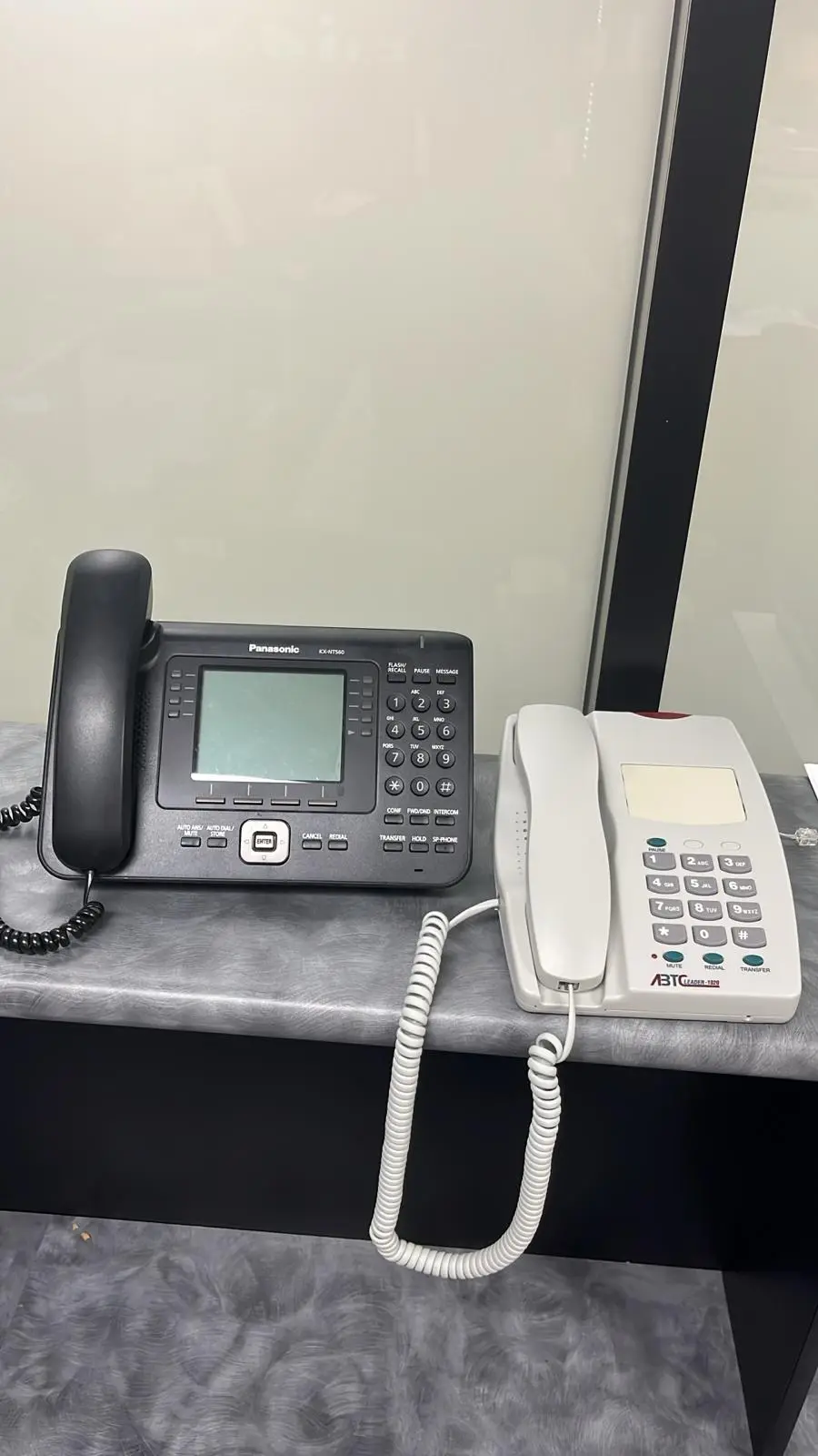 Panasonic and ABT desk handsets from systems we install and support.